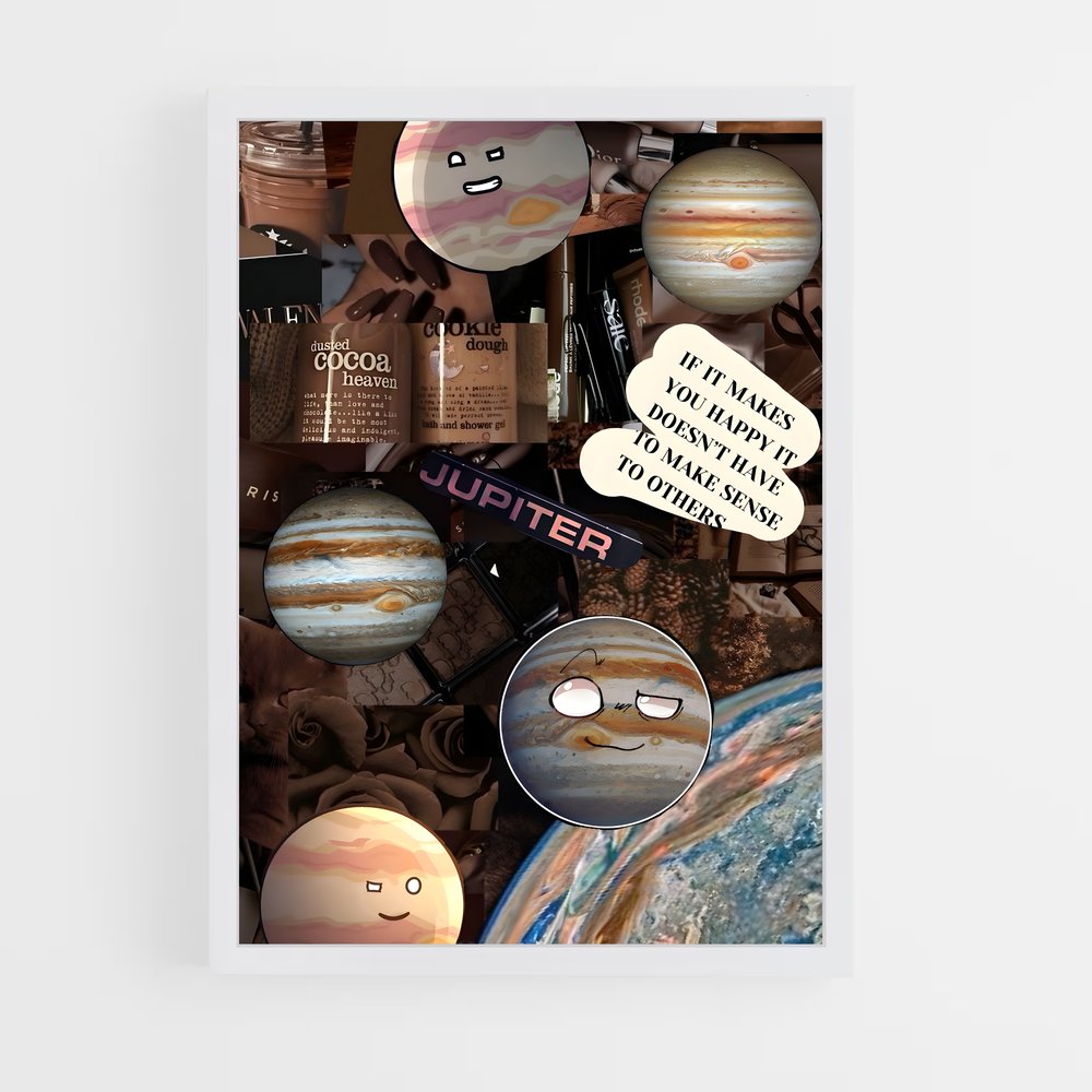 Poster Grandiose Jupiter de Feu (vue 3)